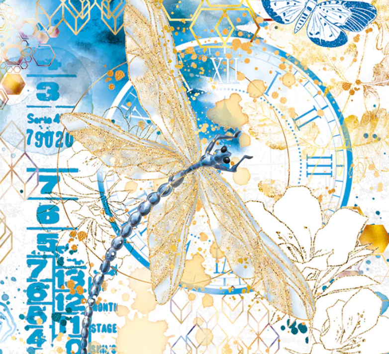 Rice Paper A4 - Midnight Flight - Piuma - Ciao Bella