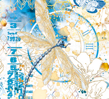 Rice Paper A4 - Midnight Flight - Piuma - Ciao Bella