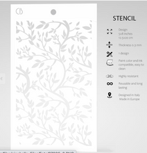 Tree Branches - Texture Stencil - 5x8 - Ciao Bella
