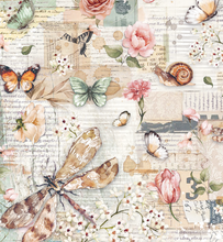 Rice Paper A4 - Nature in Love - Piuma - Ciao Bella