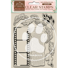 Create Happiness - Acrylic Stamp - Leaves and Movie Film - Vicky Papaioannou - Stamperia