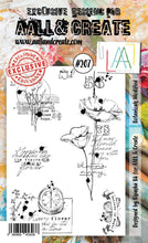 Aall and Create - Botanical Modified - A6 - Designer Bipasha Bk - Clear Stamp Set - #207 Aall & Create