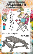 Aall and Create - Camping - Designer Janet Klein - Clear Stamp Set - A6 - #653 Aall & Create