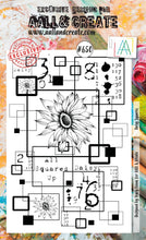 Aall and Create - Daisy Squares - A6 - Designer Tracy Evans - Clear Stamp Set - #650 Aall & Create