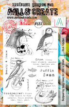 AALL and Create - Flock Together - A5 - Designer Tracy Evans - Clear Stamp Set - #687 Aall & Create