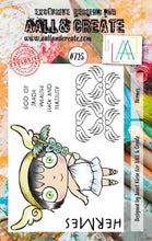 AALL and Create - Hermes - A7 - Designer Janet Klein - Clear Stamp Set - #725 - Messy Papercrafts
