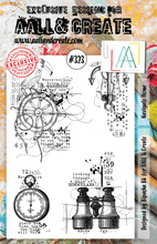 AALL and Create - Navigate Home - A5 - Designer Bipasha BK - Clear Stamp Set - #323 - Messy Papercrafts