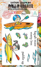 Aall and Create - Paddle Up - Designer Janet Klein - Clear Stamp Set - A6 - #657 Aall & Create