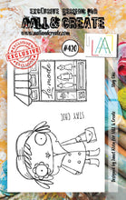 Aall and Create - Stay Chic - A7 - Designer Janet Klein - Clear Stamp Set - #420 Aall & Create