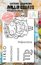 AALL and Create - Virgo - A7 - Designer Janet Klein - Clear Stamp Set - #593 - Messy Papercrafts