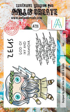 AALL and Create - Zeus - A7 - Designer Janet Klein - Clear Stamp Set - #728 - Messy Papercrafts