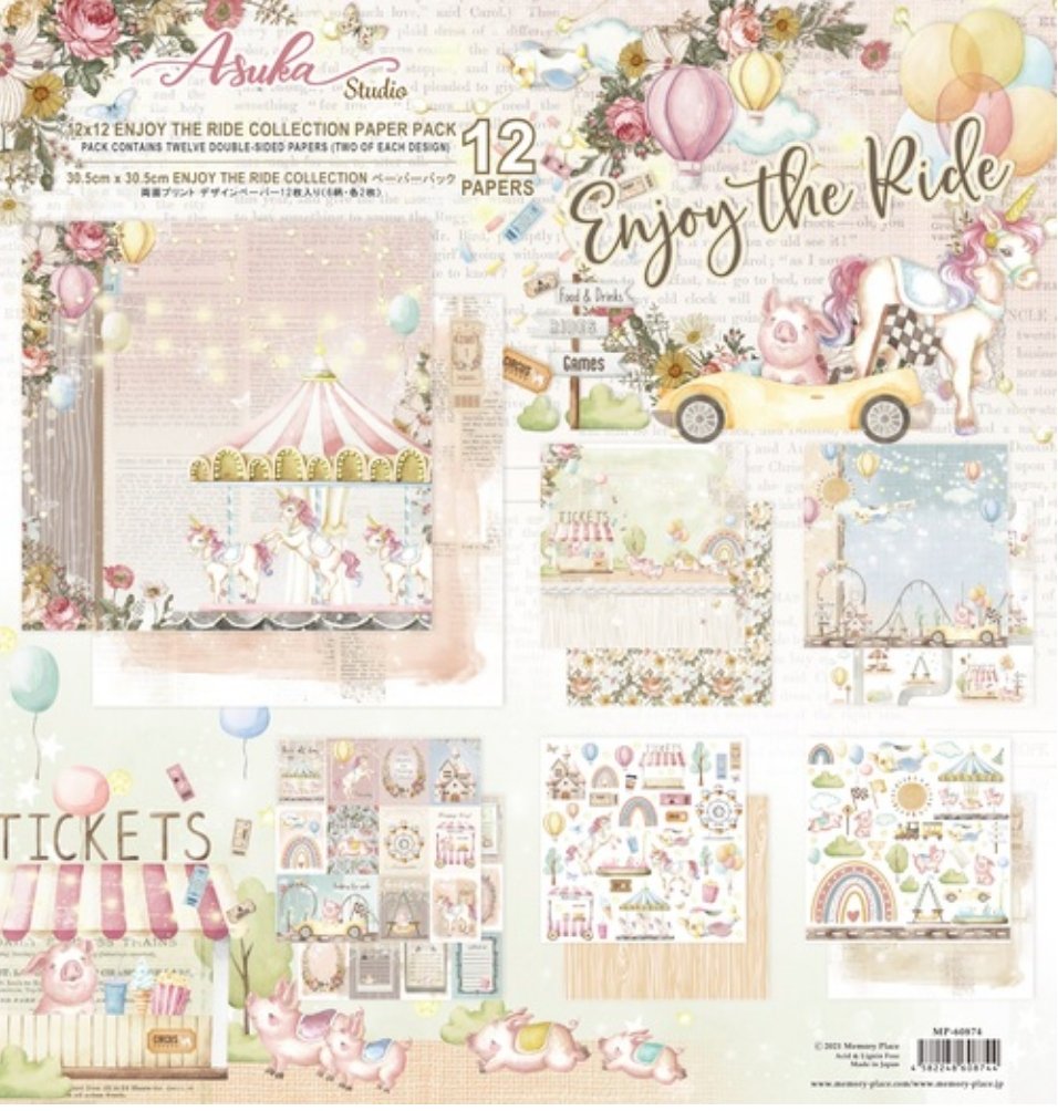 Asuka Studio - Enjoy The Ride Collection - 12 x 12 Collection Asuka Studio