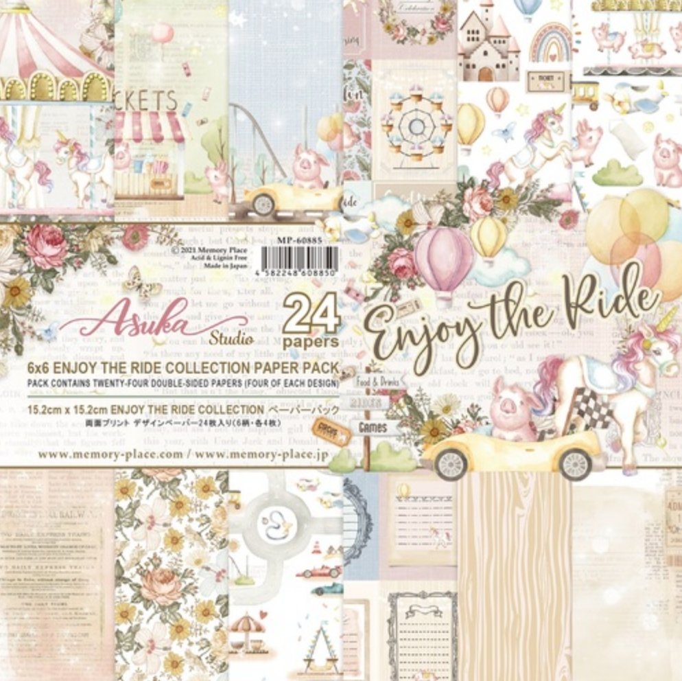 Asuka Studio - Enjoy The Ride Collection - 6 x 6 Collection Asuka Studio