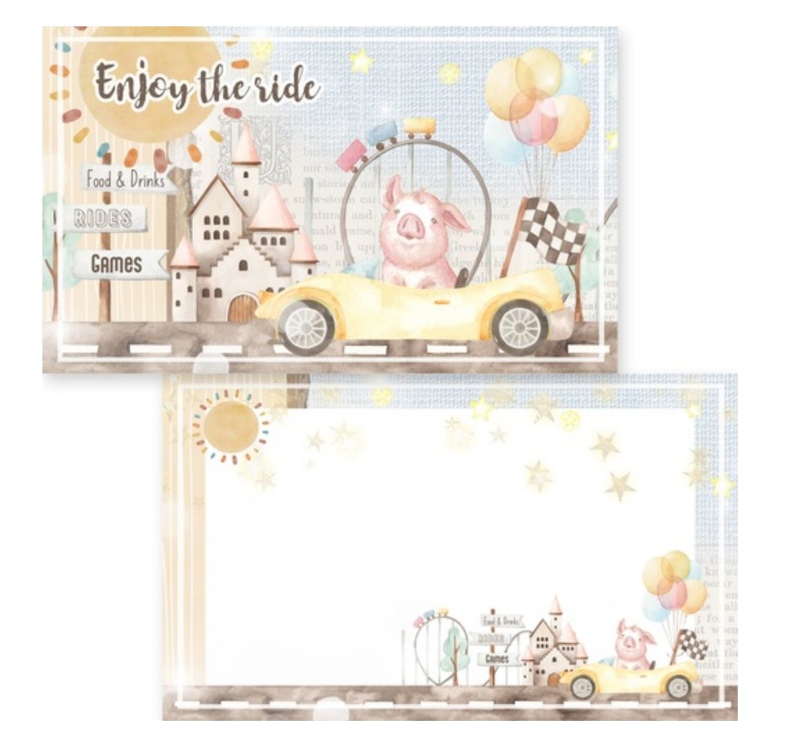 Asuka Studio - Enjoy The Ride Collection - Journal Cards Asuka Studio