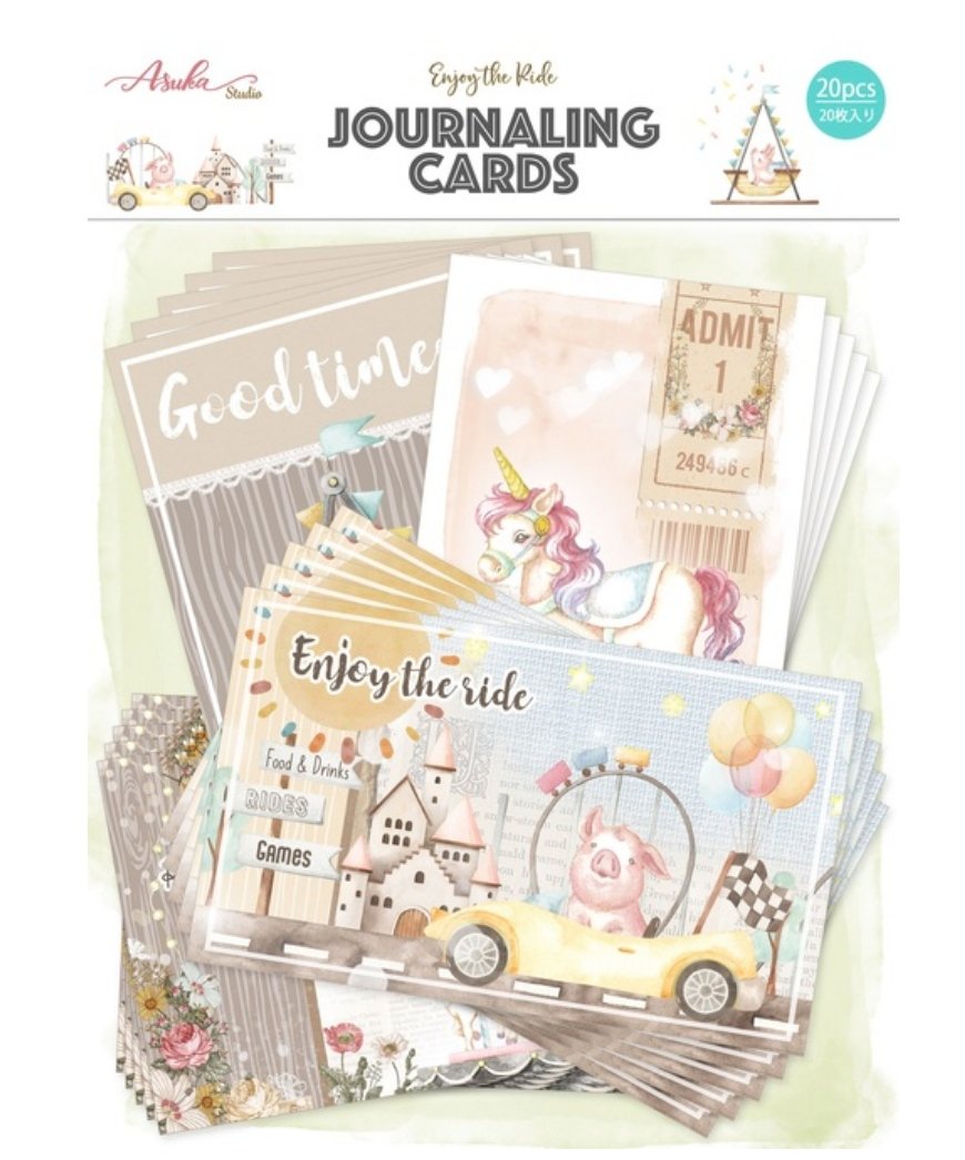 Asuka Studio - Enjoy The Ride Collection - Journal Cards Asuka Studio