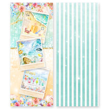 Asuka Studio - Welcome to Paradise - Slimline Paper Pack - 3.5 x 8.5 - Messy Papercrafts