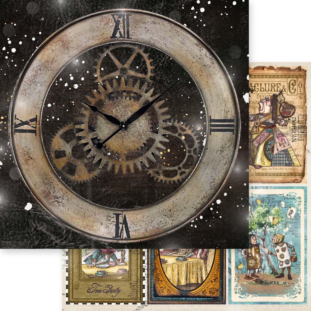 Asuka Studio - Wonderland Collection - 12 x 12 Collection Pack - Messy Papercrafts