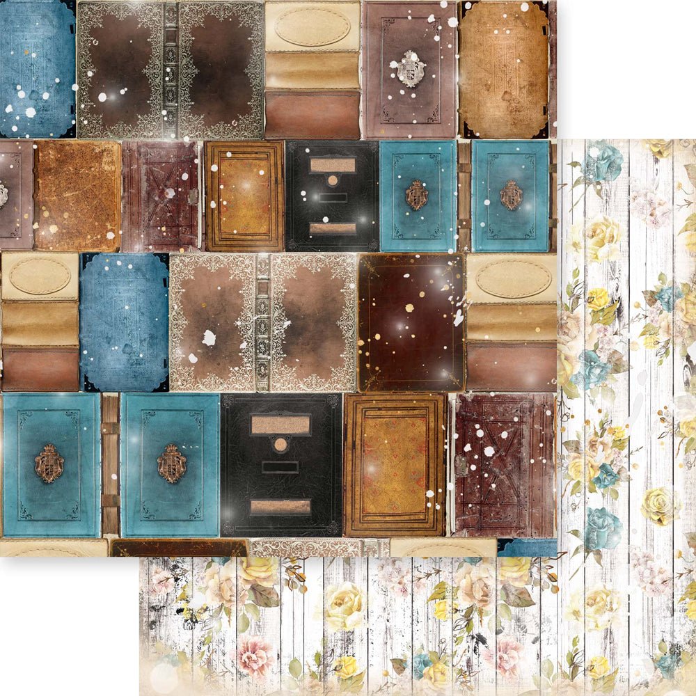 Asuka Studio - Wonderland Collection - 12x12 Simple Style - Backgrounds - Messy Papercrafts