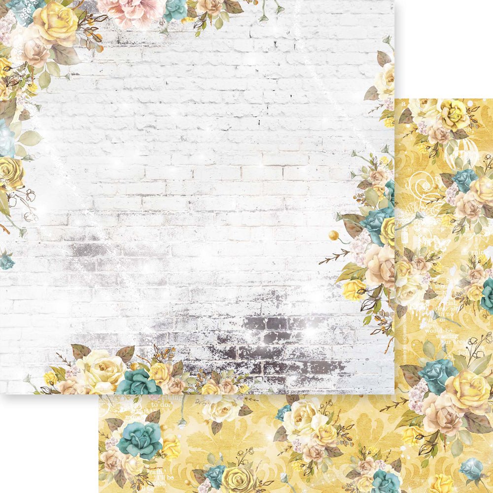 Asuka Studio - Wonderland Collection - 12x12 Simple Style - Backgrounds - Messy Papercrafts