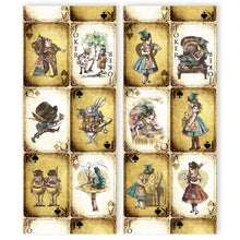 Asuka Studio - Wonderland Collection - 3.5 x 8.5 Slimline Pack - Messy Papercrafts