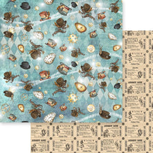 Asuka Studio - Wonderland Collection - 6x6 Simple Style - Backgrounds - Messy Papercrafts