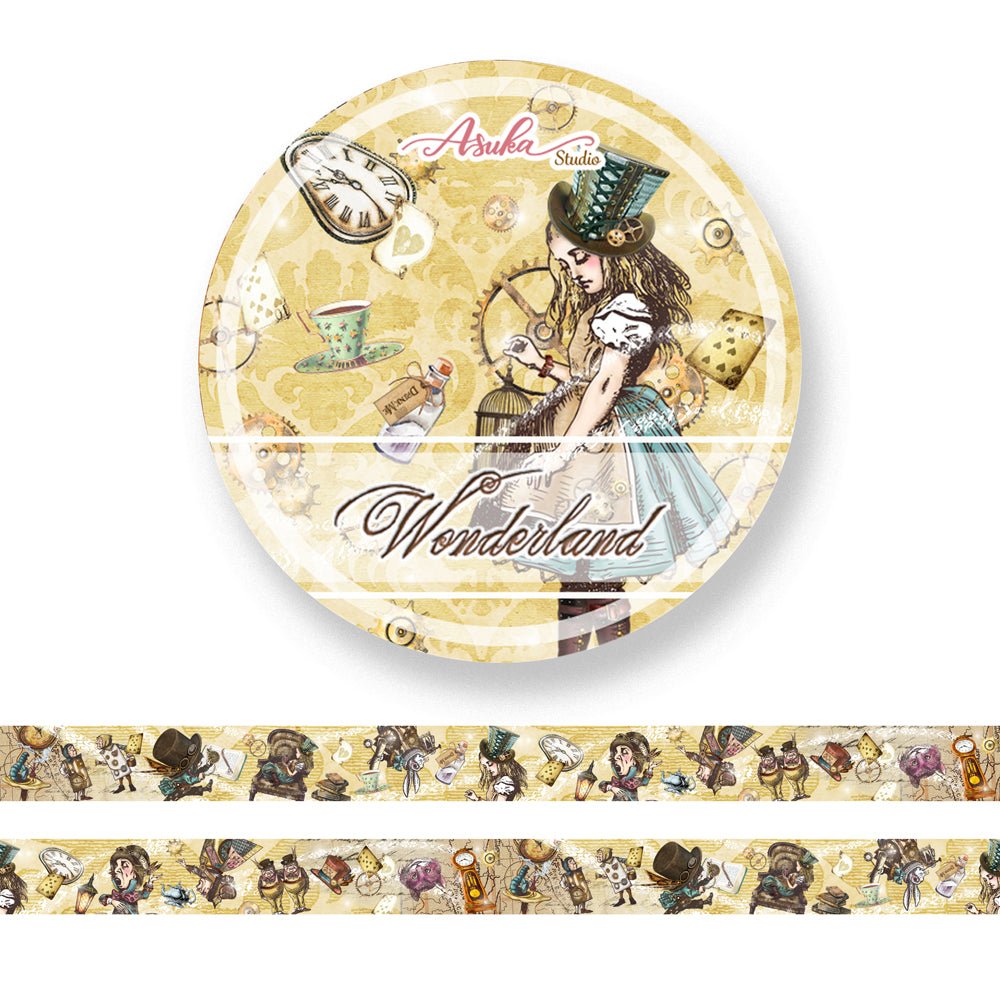 Asuka Studio - Wonderland Collection - Washi Tape - The Rabbit - Messy Papercrafts