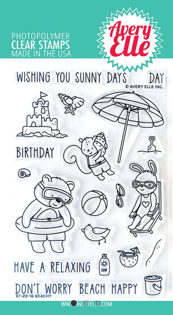Avery Elle - Beachy Clear Stamps Avery Elle