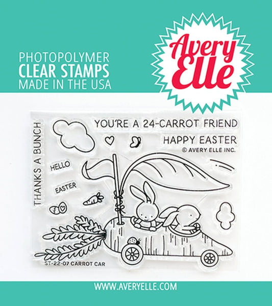 Avery Elle- Carrot Car Clear Stamps Avery Elle