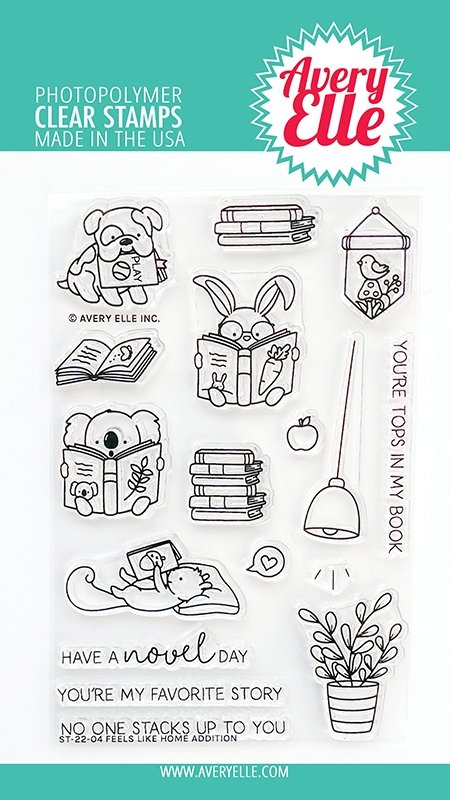 Avery Elle - Feels Like Home Addition - 4x6 Inch Clear Stamp Set Avery Elle