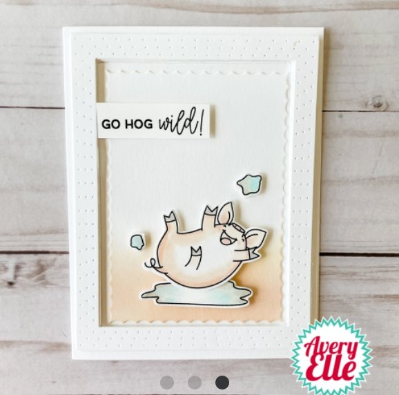 Avery Elle- Happy Hogs Clear Stamps avery elle