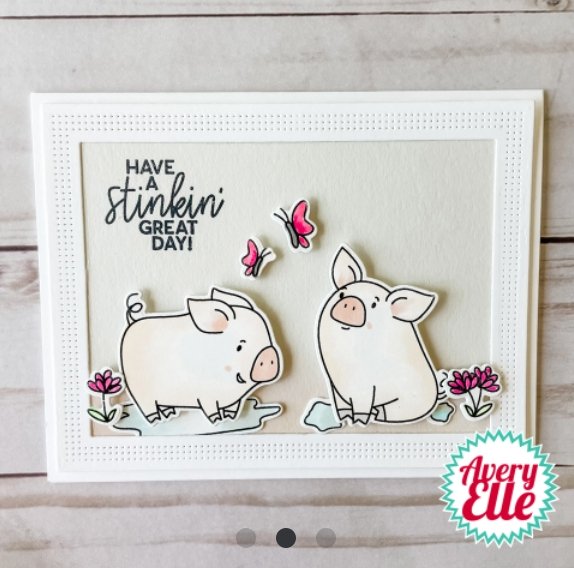 Avery Elle- Happy Hogs Clear Stamps avery elle