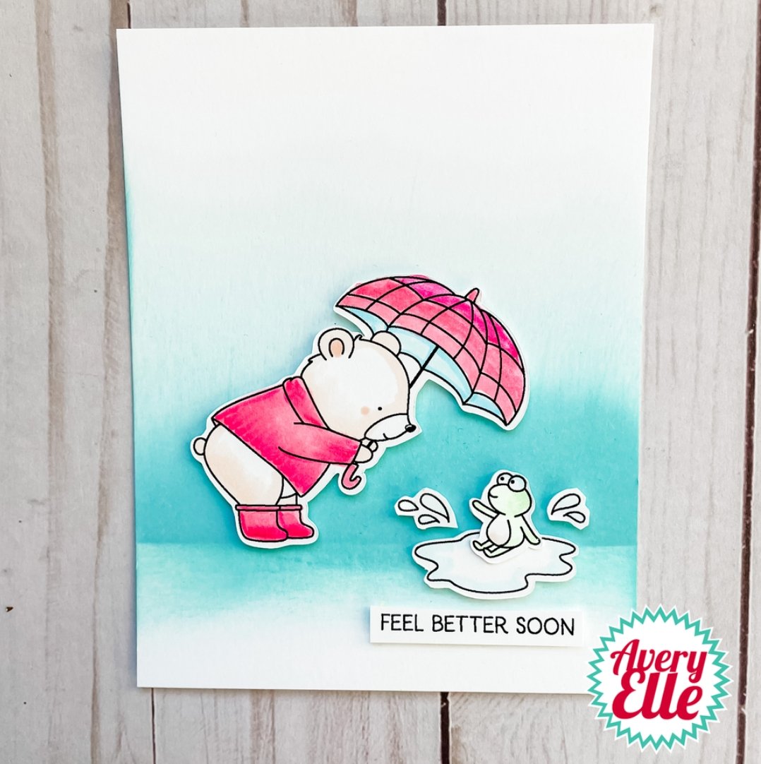 Avery Elle - -Rain Or Shine Clear Stamps Avery Elle