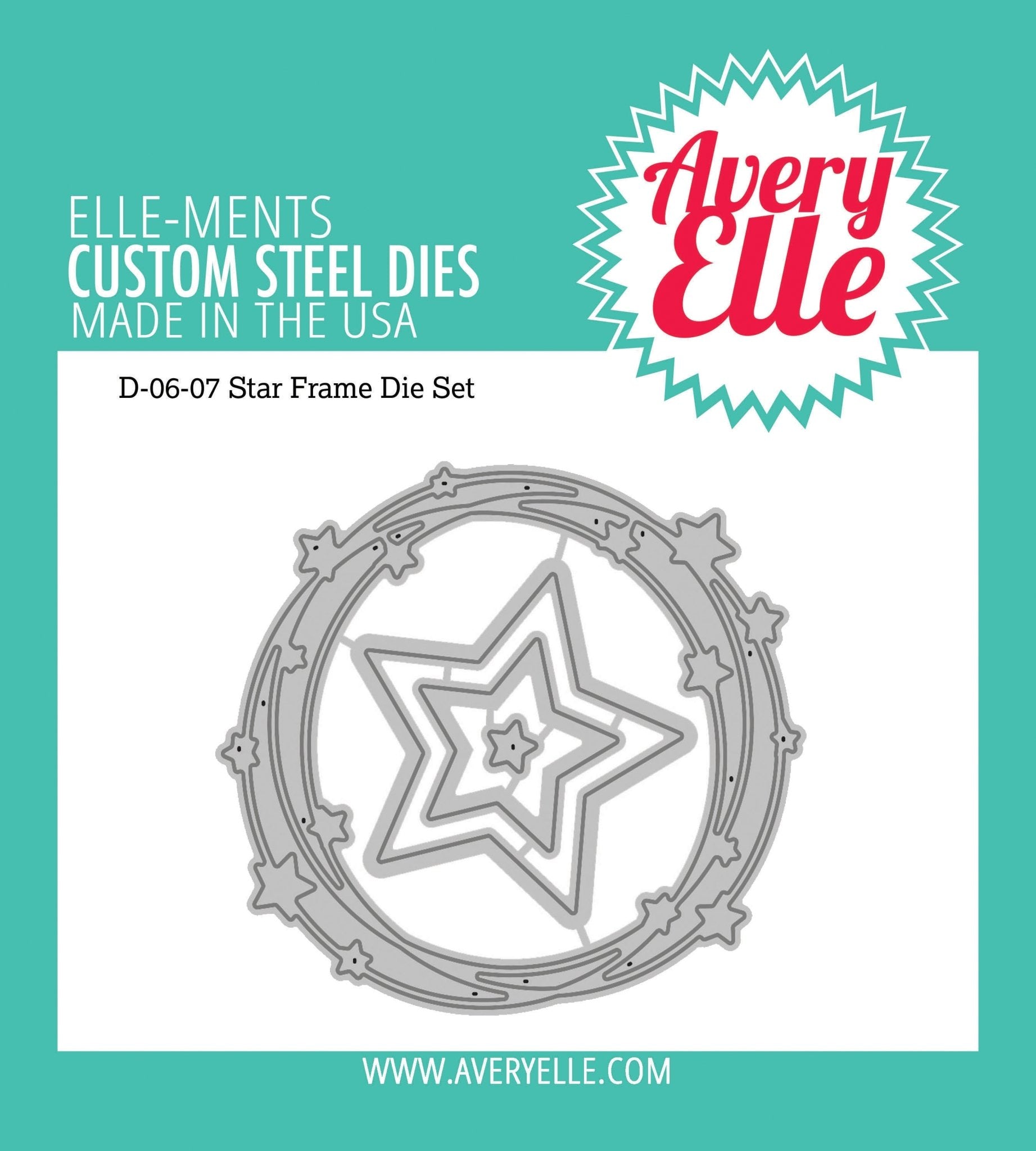 Avery Elle - Star Frame Die - Steel Die Avery Elle