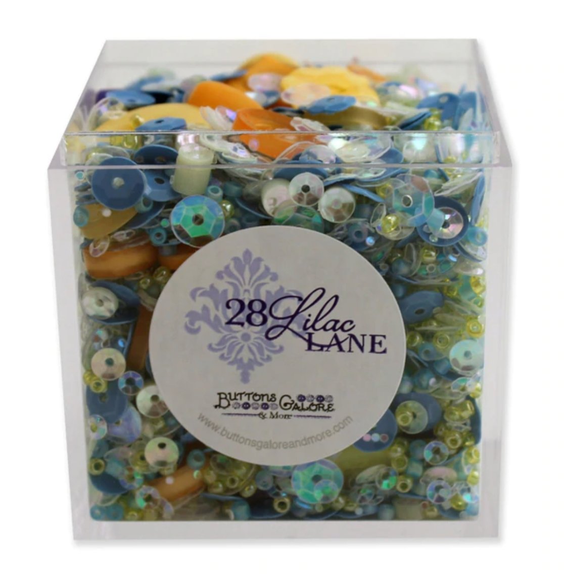 Buttons Galore - 28 Lilac Lane - Sunflower Sky Buttons Galore