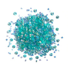 Buttons Galore - Doo Dadz - Caribbean Sea - Embellishments Buttons Galore