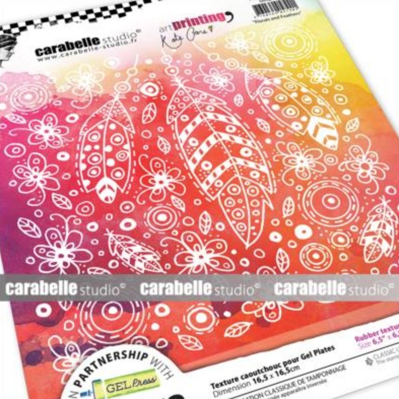 Carabelle Studio - Art Printing Square - Florals and Feathers by Kate Crane Carabelle Studio