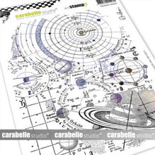 Carabelle Studio - Rubber Cling Stamp A5 - Système Solaire by Alexi Carabelle Studio