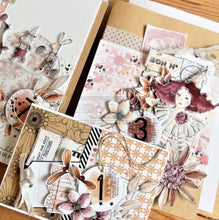 Chou and Flowers - CIRCUS GIRL STAMP - 7.5 x 4 inch - Collection Little Circus Chou and Flowers