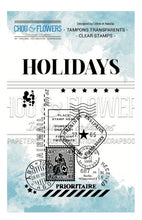 Chou and Flowers - CLEAR STAMP HOLIDAYS Chou and Flowers