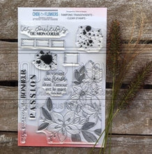 Chou and Flowers - CLEAR STAMP LA VIE EST UNE FLEUR - 6 X 9 inch Chou and Flowers