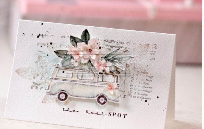 Chou and Flowers - CLEAR STAMP SURF Chou and Flowers