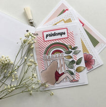 Chou and Flowers - CYCLIQUE ILLUSTRATIONS - 9 beautiful papers - A5 - 170g Chou and Flowers