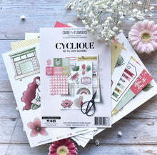 Chou and Flowers - CYCLIQUE ILLUSTRATIONS - 9 beautiful papers - A5 - 170g Chou and Flowers