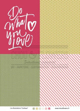 Chou and Flowers - CYCLIQUE ILLUSTRATIONS - 9 beautiful papers - A5 - 170g Chou and Flowers