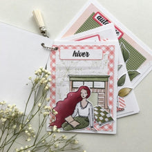 Chou and Flowers - CYCLIQUE ILLUSTRATIONS - 9 beautiful papers - A5 - 170g Chou and Flowers