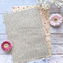 Chou and Flowers - CYCLIQUE STATIONERY COLLECTION - 10 beautiful papers - A4 Chou and Flowers