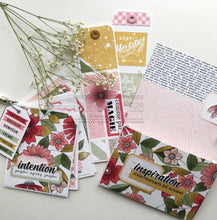 Chou and Flowers - CYCLIQUE STATIONERY COLLECTION - 10 beautiful papers - A4 Chou and Flowers
