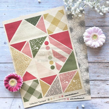 Chou and Flowers - CYCLIQUE STATIONERY COLLECTION - 10 beautiful papers - A4 Chou and Flowers