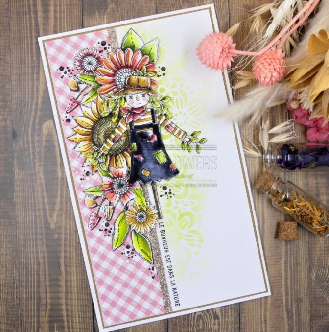 Chou and Flowers - CYCLIQUE STATIONERY COLLECTION - 10 beautiful papers - A4 Chou and Flowers