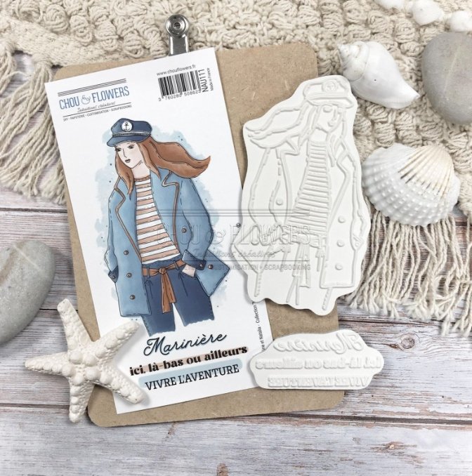 Chou and Flowers - EZ STAMP LA MARINIERE Chou and Flowers